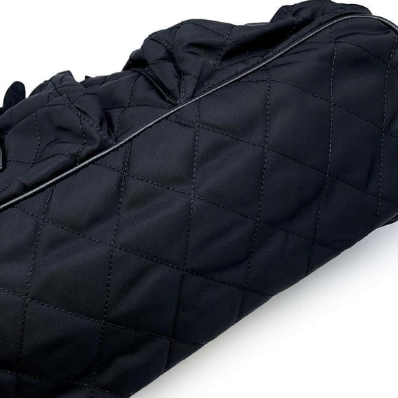 Prada Quilted Rucksack Backpack Nylon Black - Picture 9 of 16